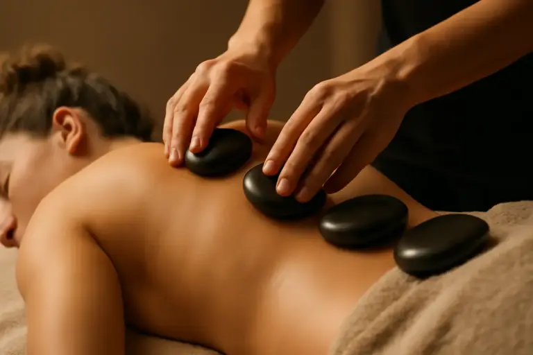 Perché il massaggio hot stone è così efficace? Il binomio calore e manualità sblocca i muscoli in profondità